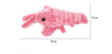 Pet Toys Electric Jumping Shrimp USB Charging Simulation Funny