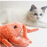 Pet Toys Electric Jumping Shrimp USB Charging Simulation Funny