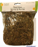 3~ Floral Garden Floral Moss for Artificial Arrangements  134 Cu In